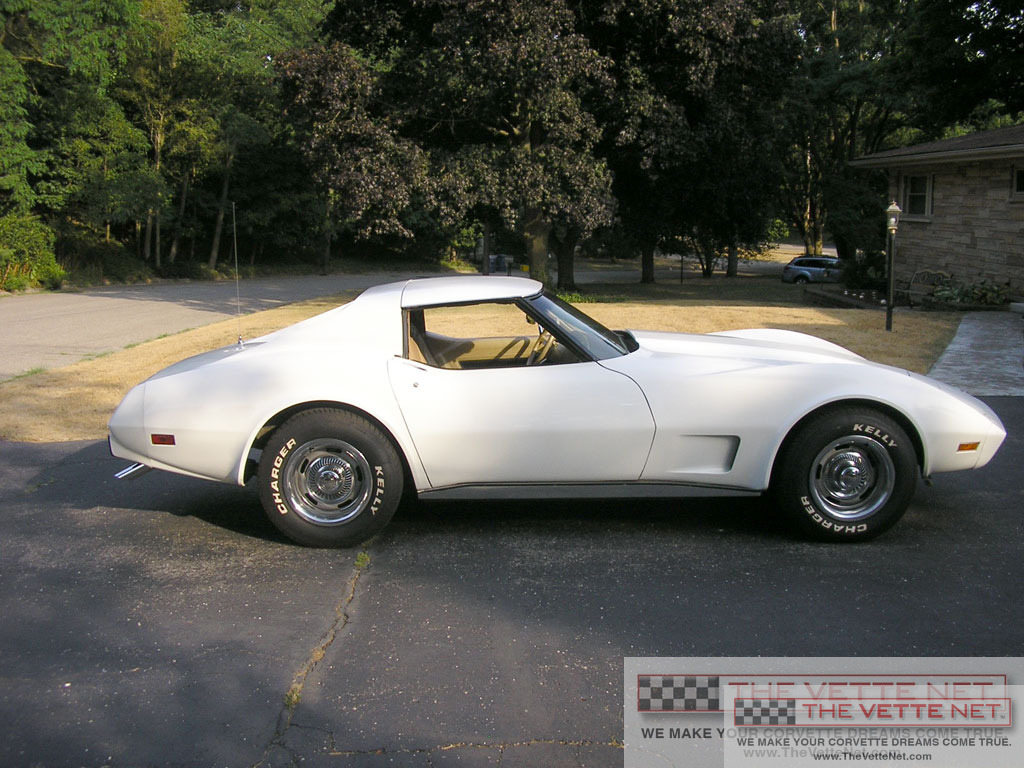 1977 Corvette T-Top Classic White