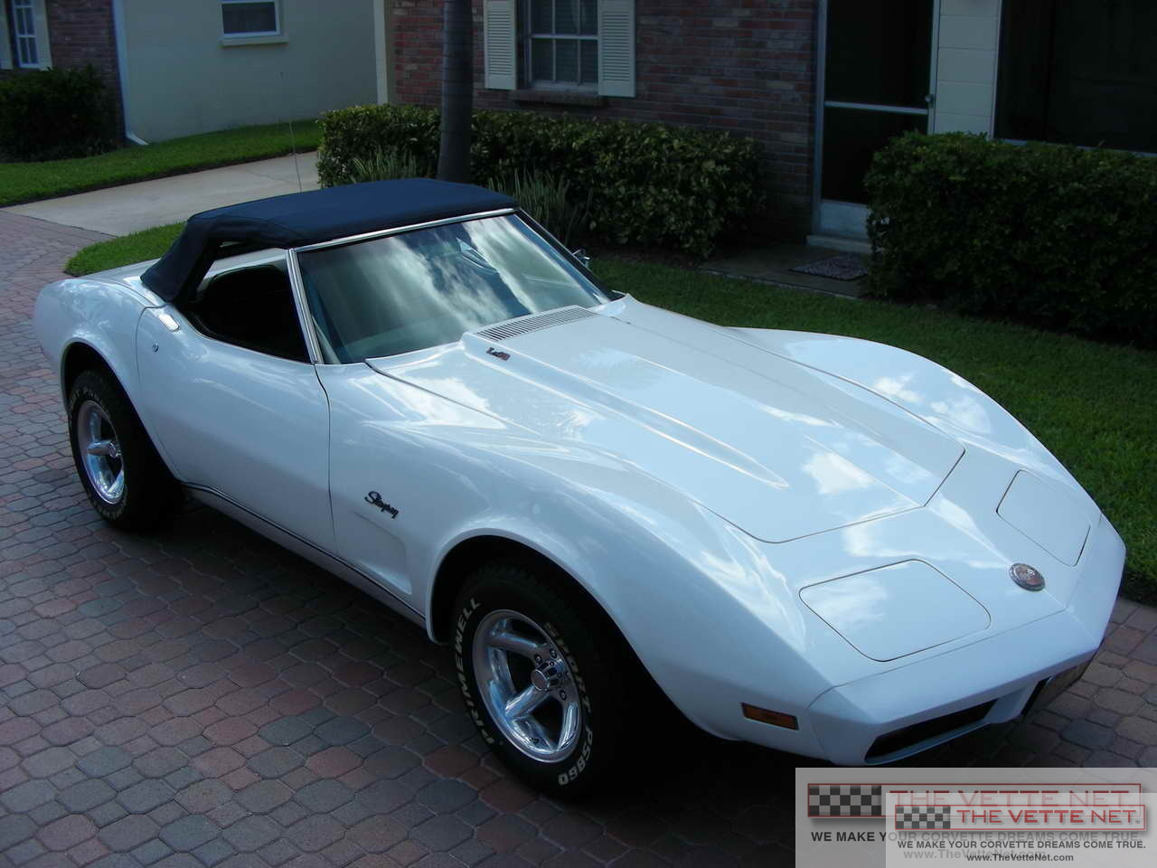 1974 Corvette Convertible White