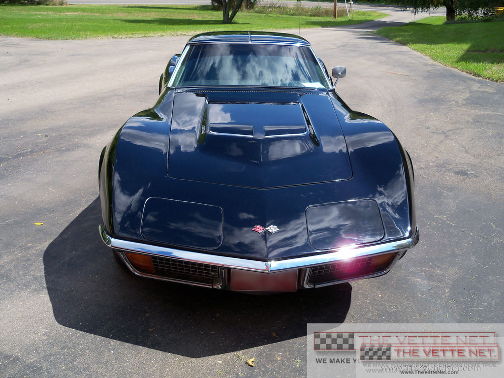 1972 Corvette T-Top Black was Steel Cities Gray