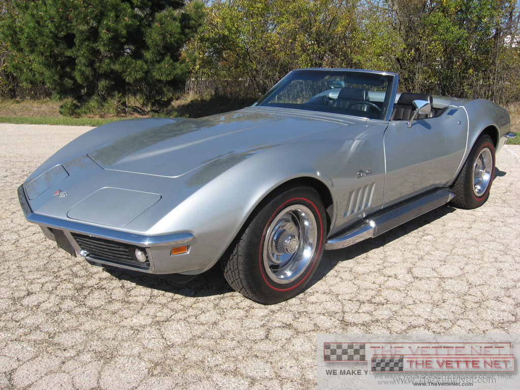 1969 Corvette Convertible Cortez Silver