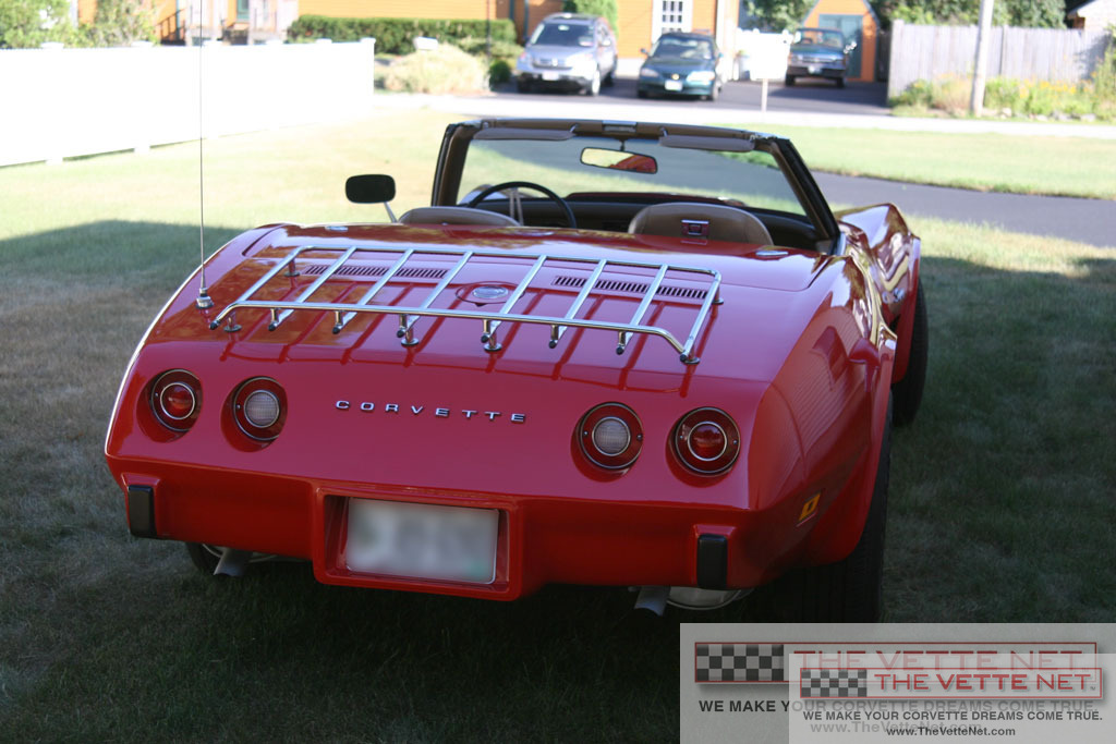 1975 Corvette Convertible Millie Miglia Red