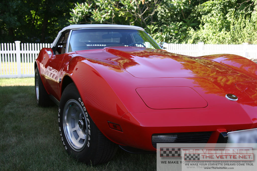 1975 Corvette Convertible Millie Miglia Red