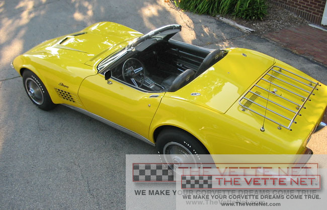 1972 Corvette Convertible Sunflower Yellow