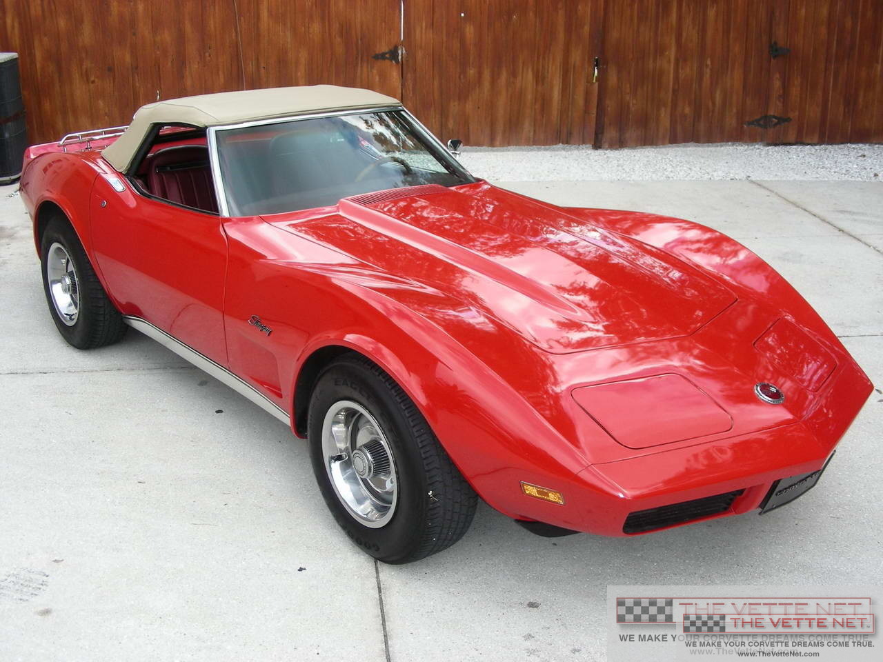 1974 Corvette Convertible Mille Miglia Red