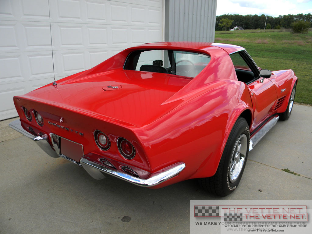 1971 Corvette T-Top Red