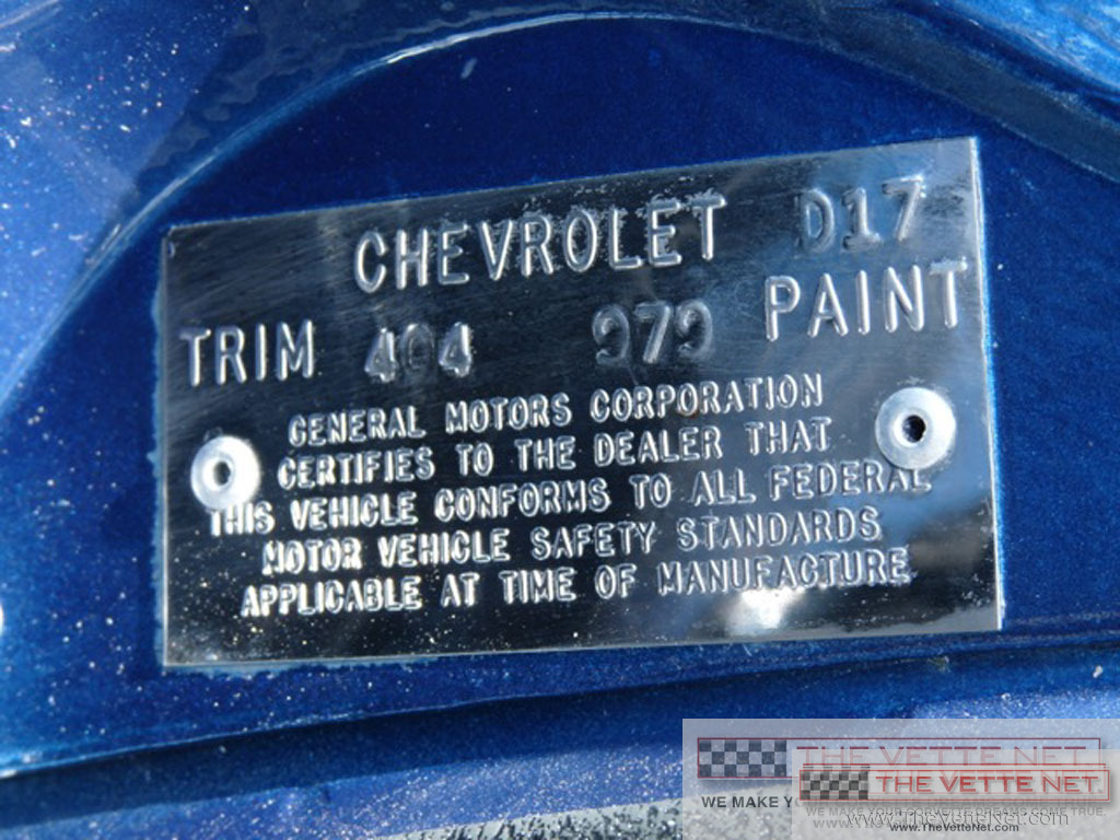 1972 Corvette T-Top Targa Blue