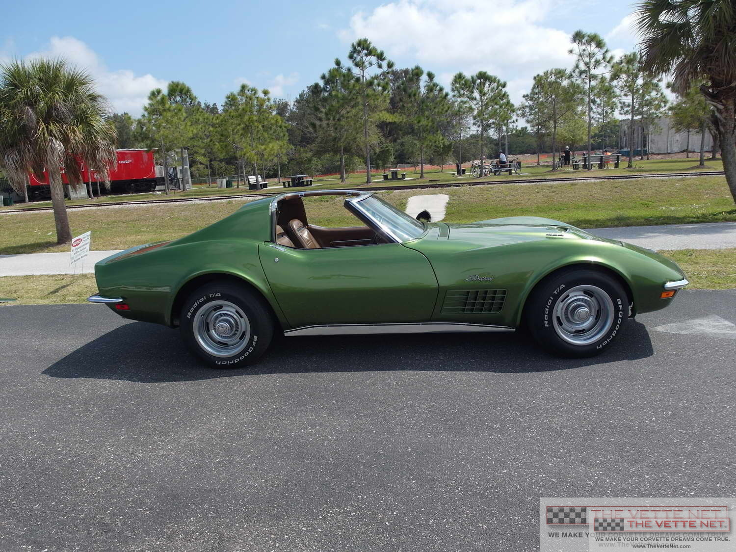 1972 Corvette T-Top Elkhart Green