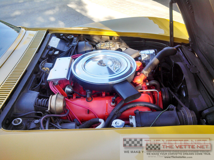 1971 Corvette Convertible War Bonnet Yellow