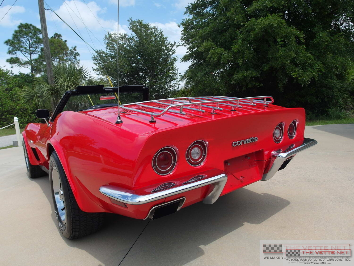 1973 Corvette Convertible Red