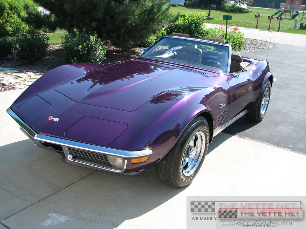 1971 Corvette Convertible Metallic Purple