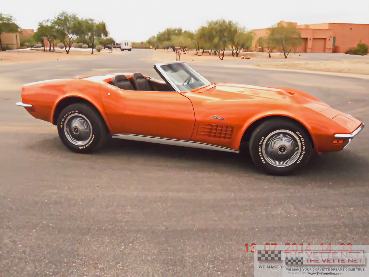 1970 Corvette Convertible Orange