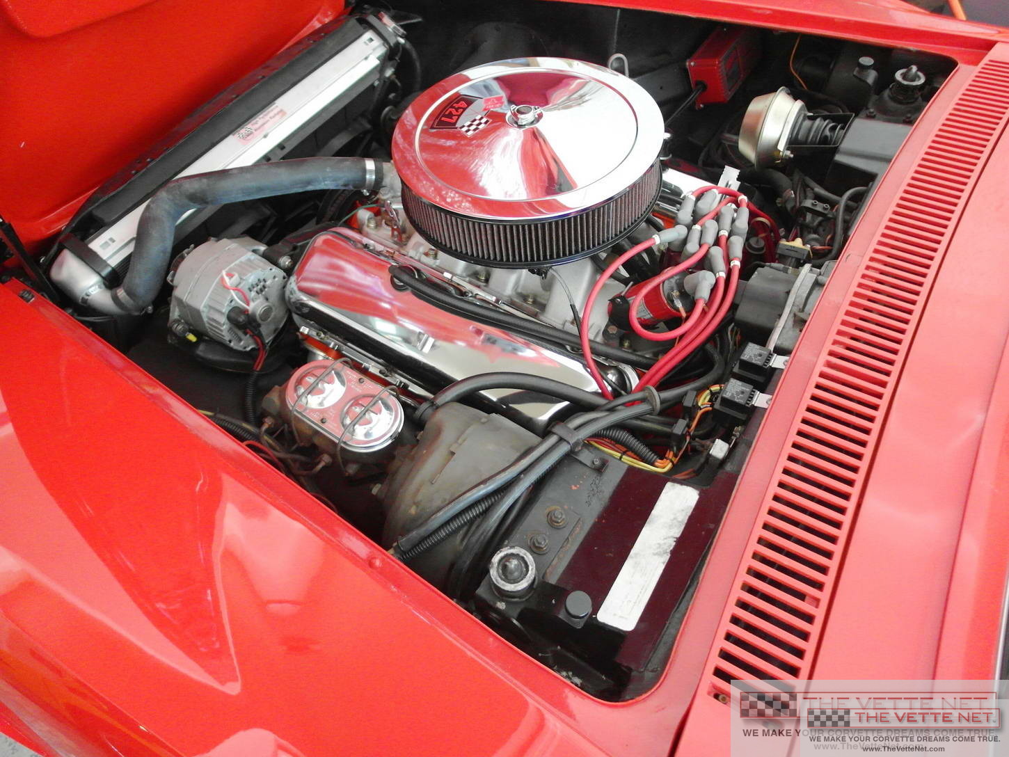 1969 Corvette Convertible Monza Red