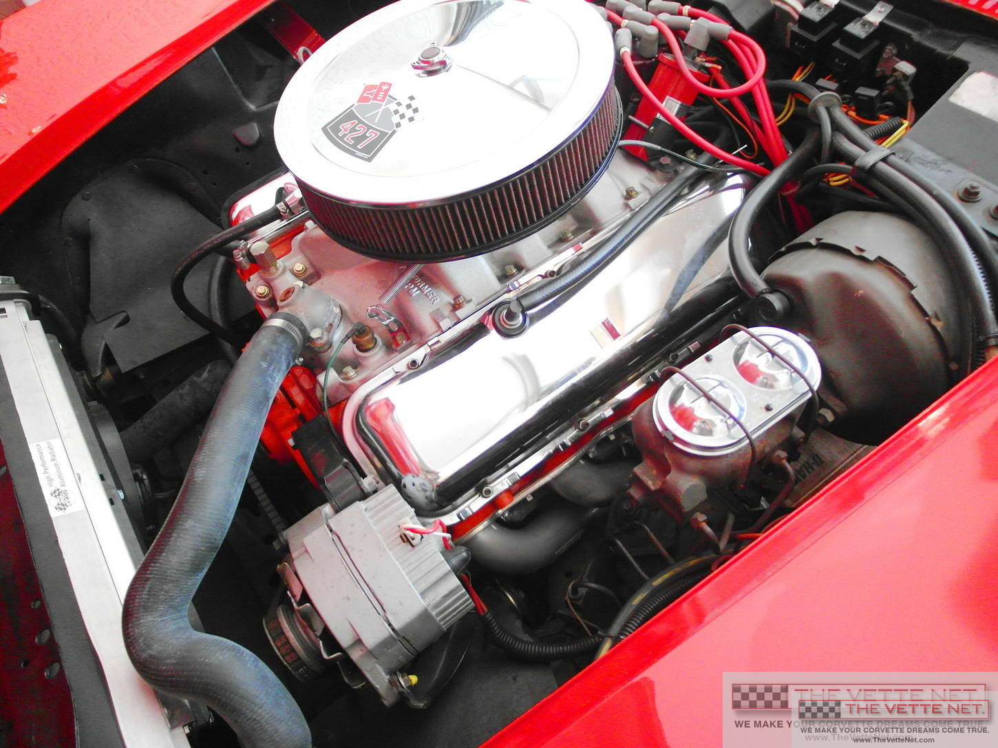1969 Corvette Convertible Monza Red