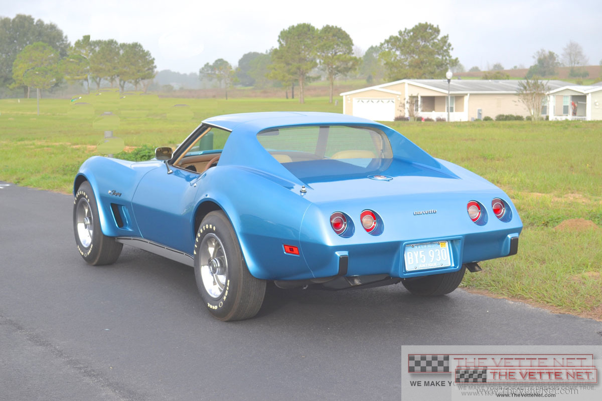 1976 Corvette T-Top Bright Blue Metallic