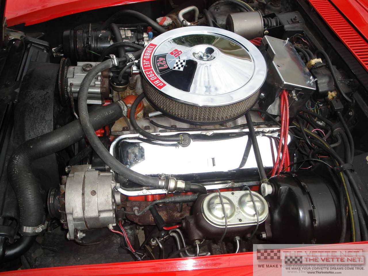 1969 Corvette Convertible Monza Red Code 974