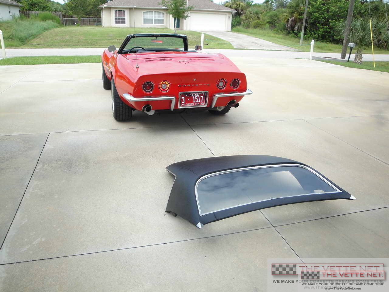 1969 Corvette Convertible Monza Red Code 974