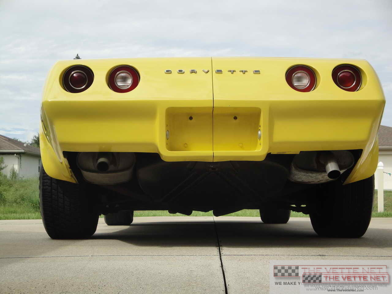1974 Corvette Convertible Bright Yellow