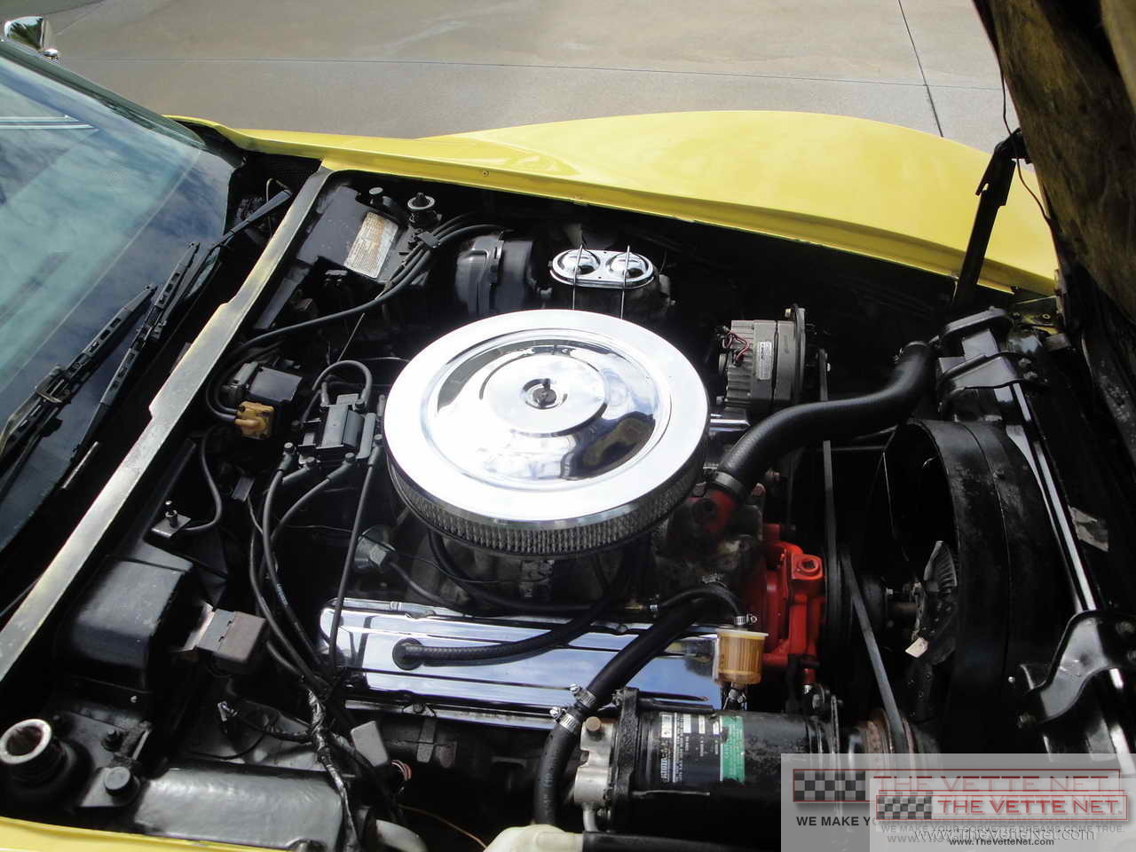 1974 Corvette Convertible Bright Yellow