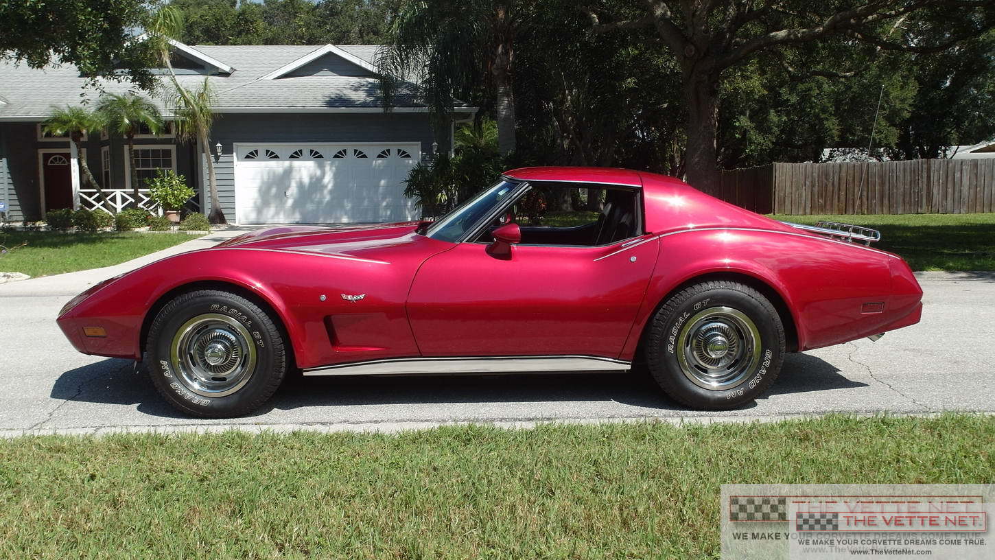 1977 Corvette T-Top Dark Red