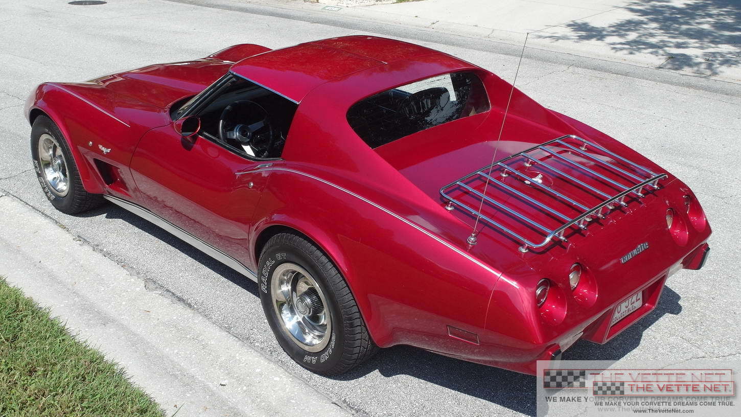 1977 Corvette T-Top Dark Red