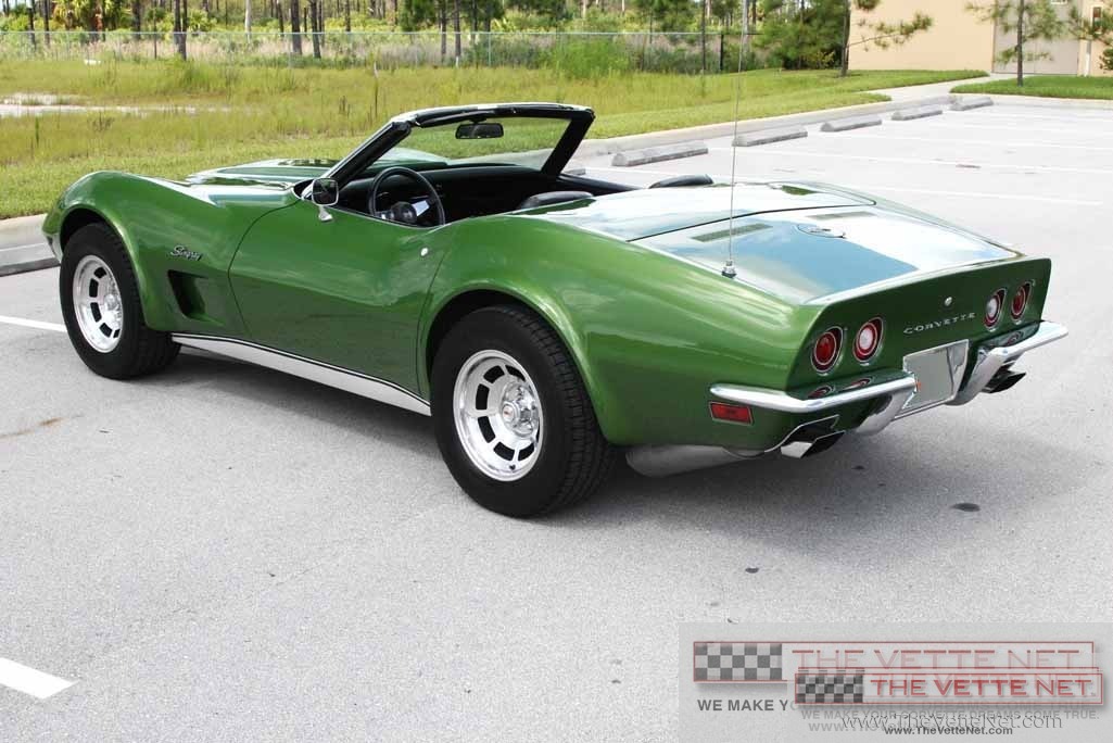 1973 Corvette Convertible Elkhart Green