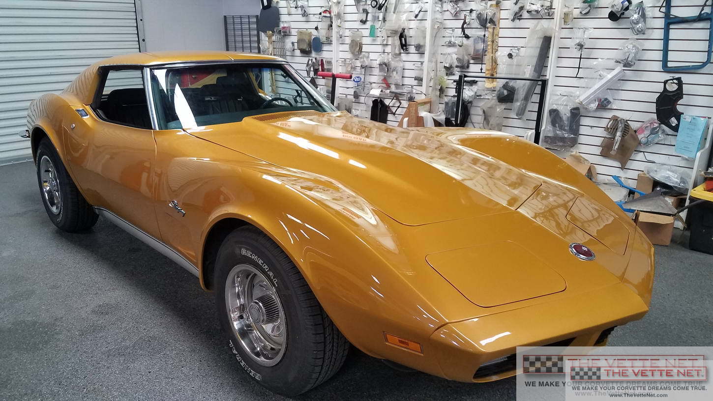 1973 Corvette T-Top Metallic Yellow