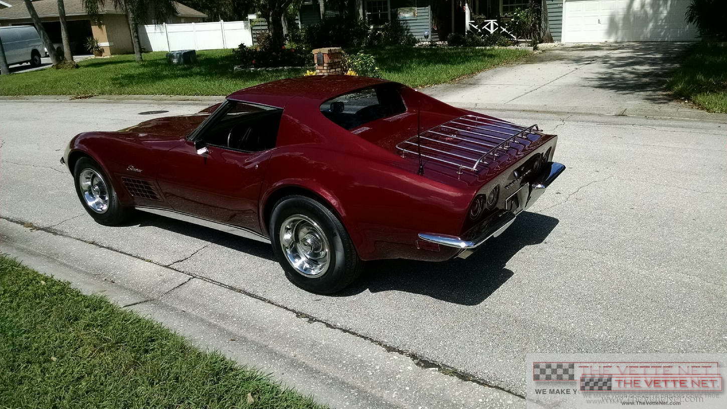 1972 Corvette T-Top Dark Red