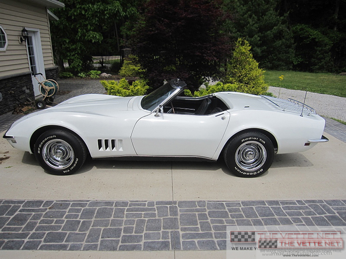 1968 Corvette Convertible Polar White
