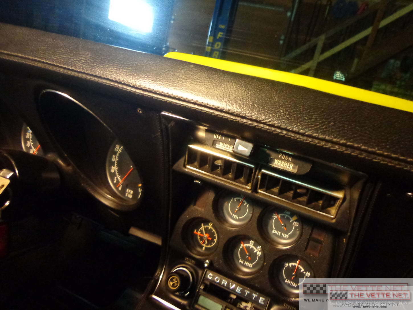1974 Corvette T-Top Bright Yellow 56