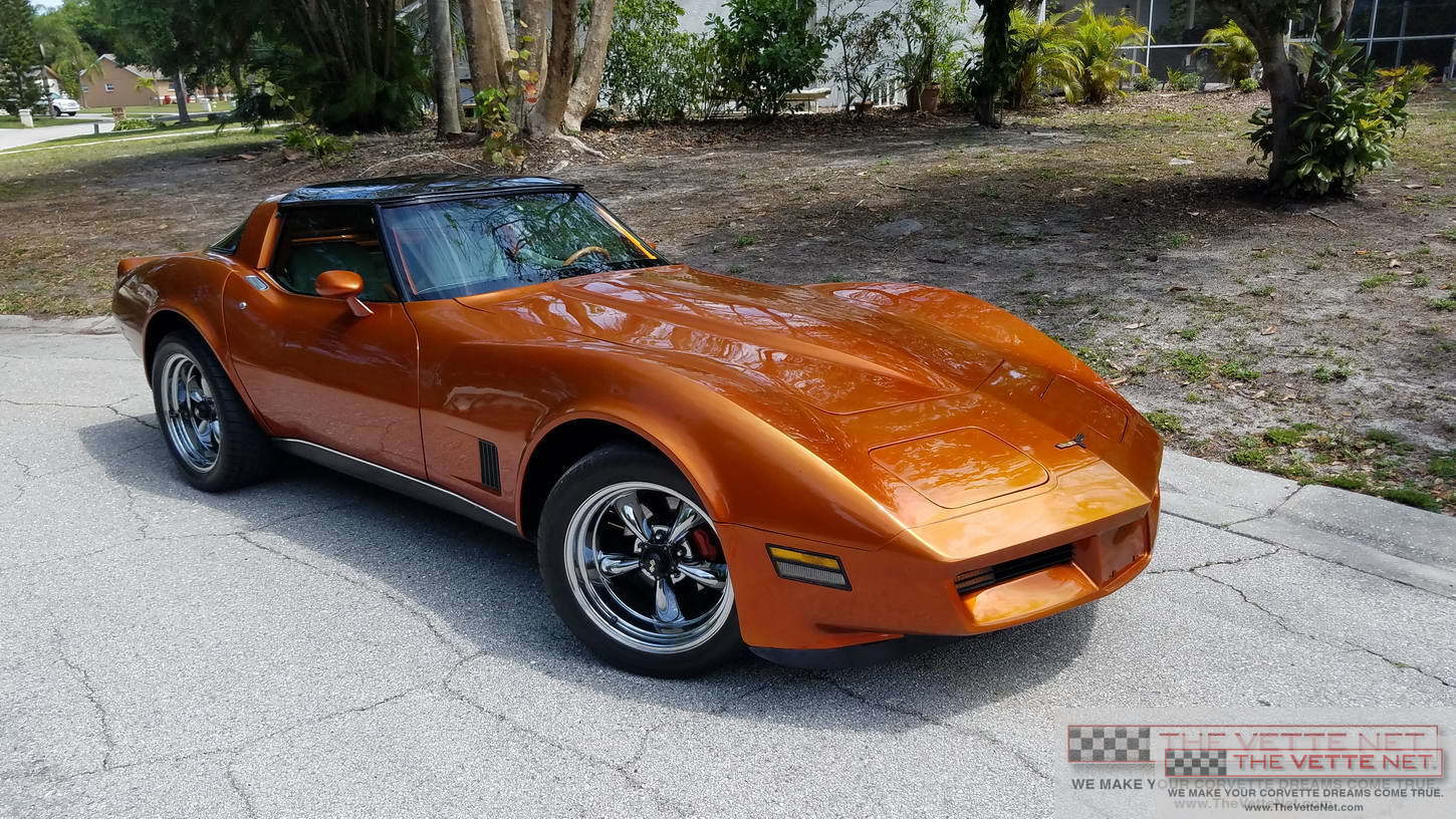 1980 Corvette T-Top Orange Metallic