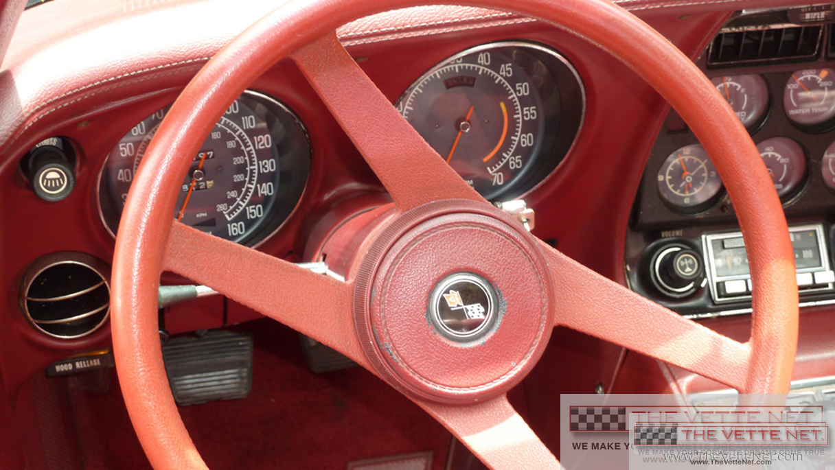 1975 Corvette Convertible Red