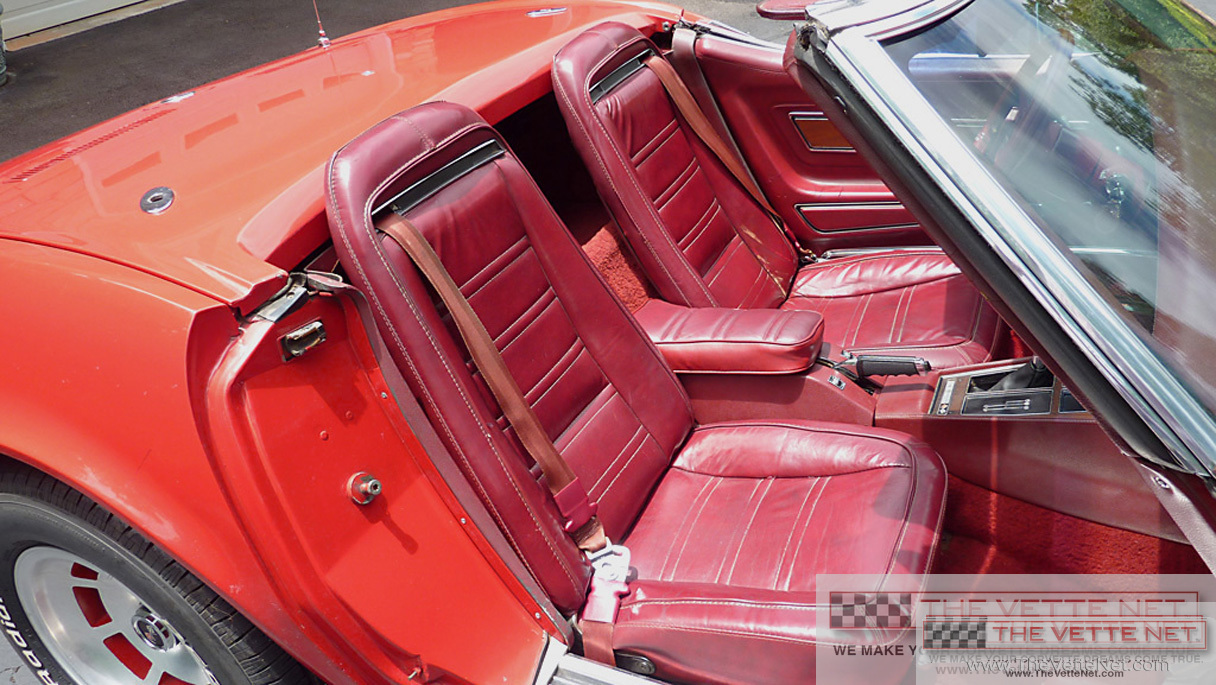 1975 Corvette Convertible Red