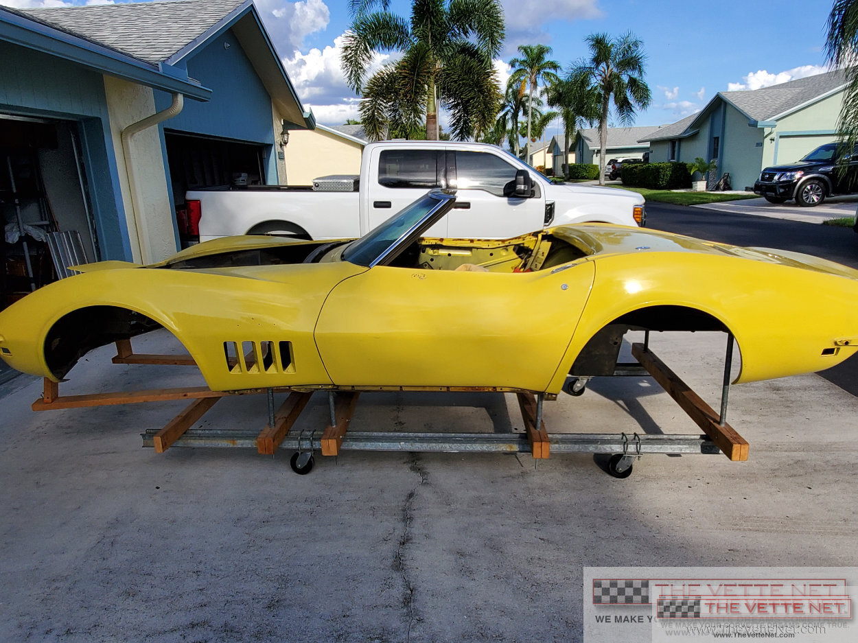 1969 Corvette Convertible Daytona Yellow