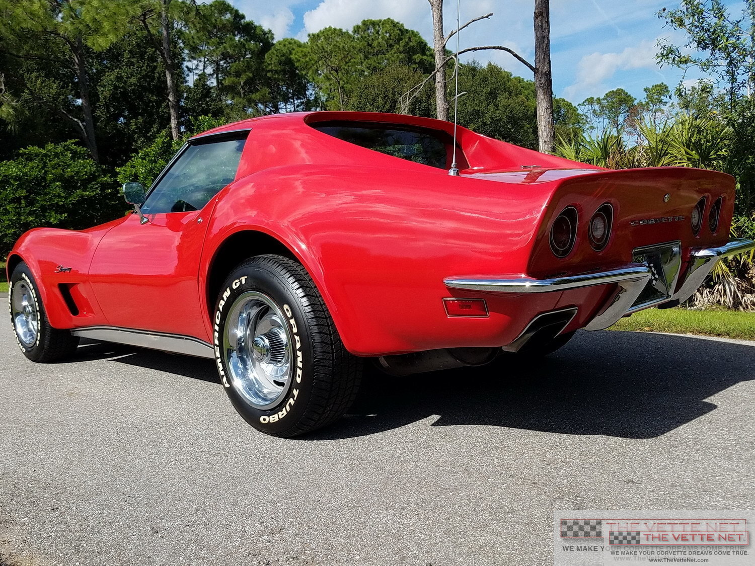 1973 Corvette T-Top Mille Miglia Red