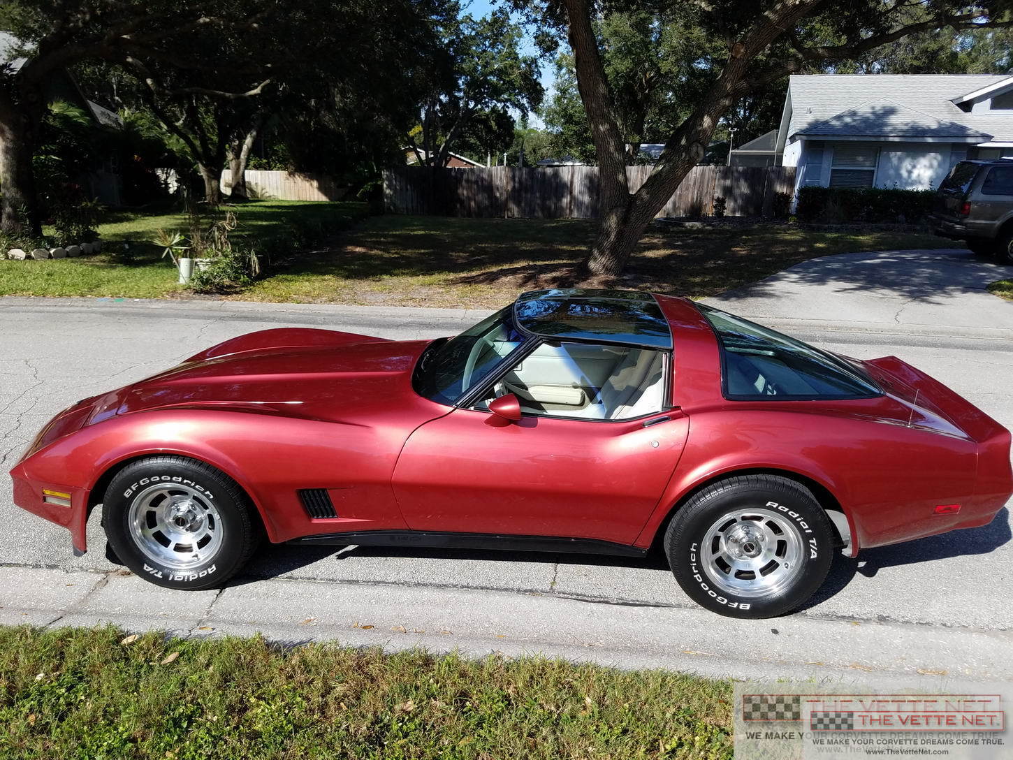 1981 Corvette T-Top Medium Red Metallic