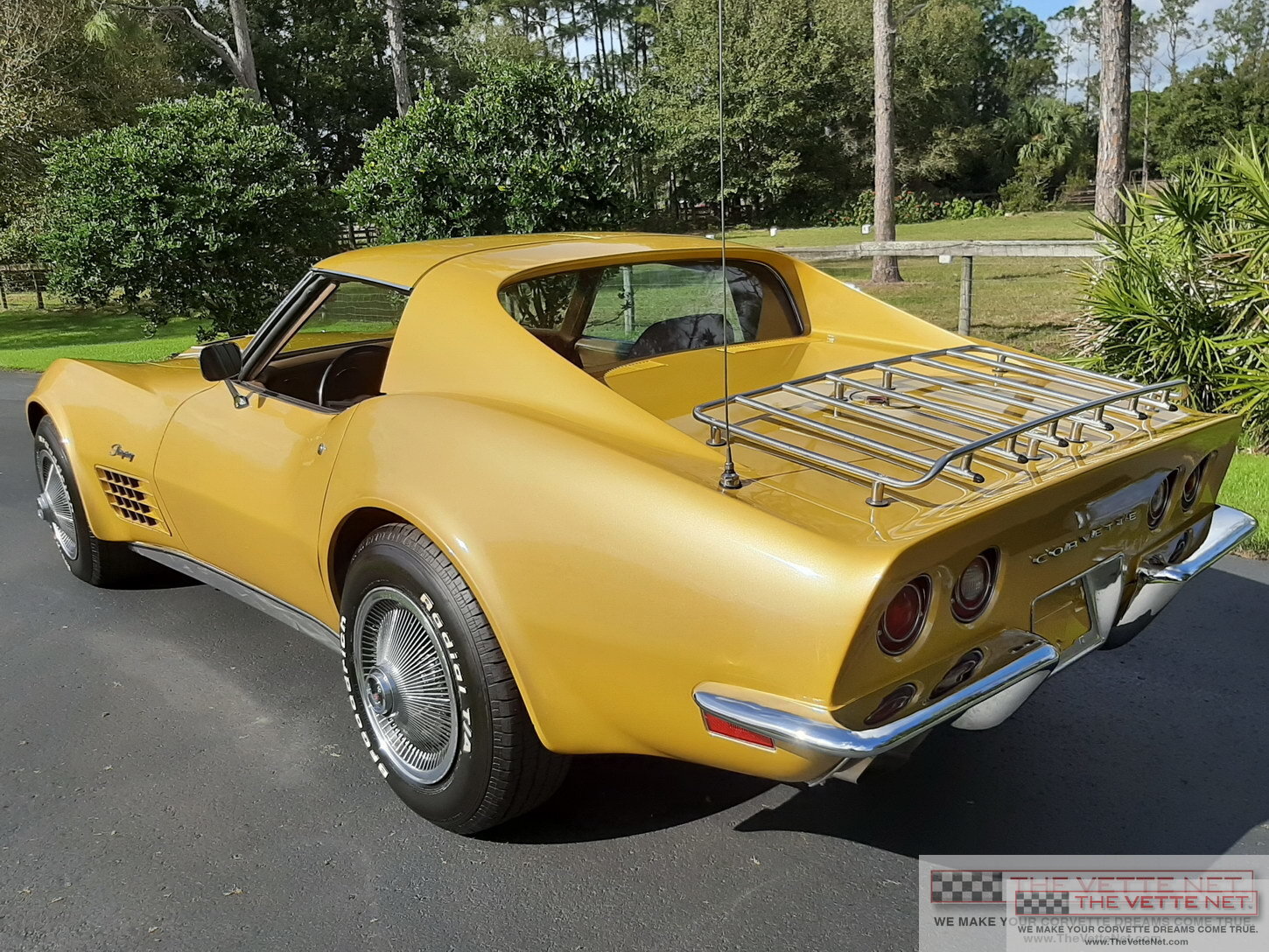 1971 Corvette T-Top Warbonnet Yellow