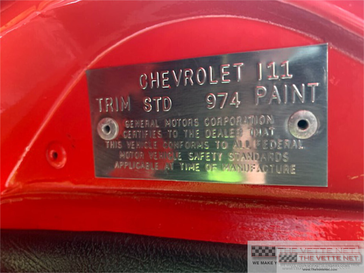 1968 Corvette Convertible Rally Red