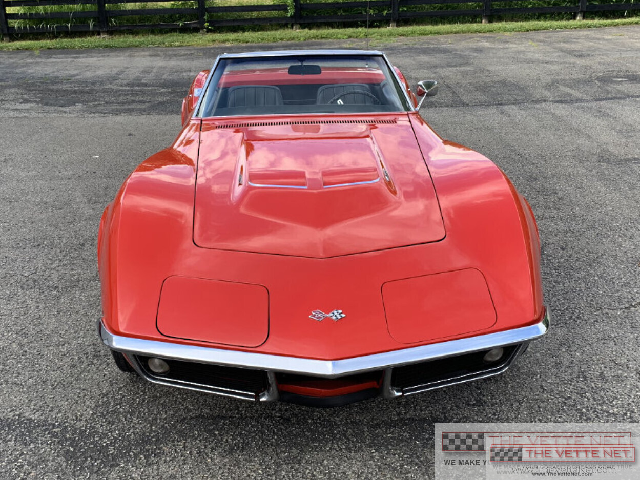 1968 Corvette Convertible Rally Red Matches code 974
