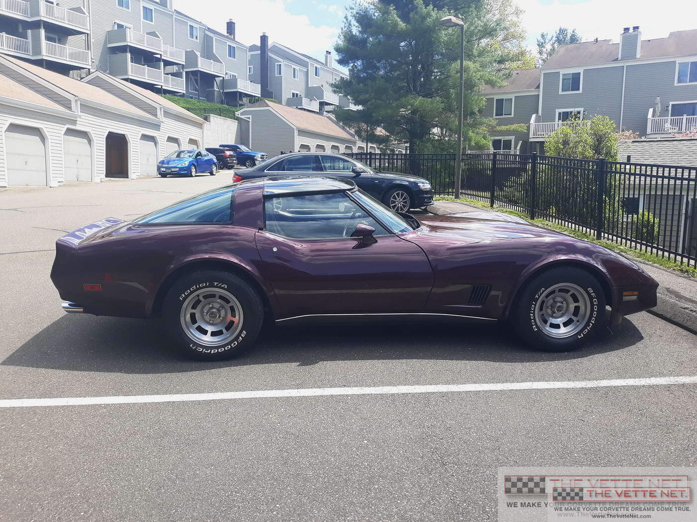 1980 Corvette T-Top Dark Claret Metallic