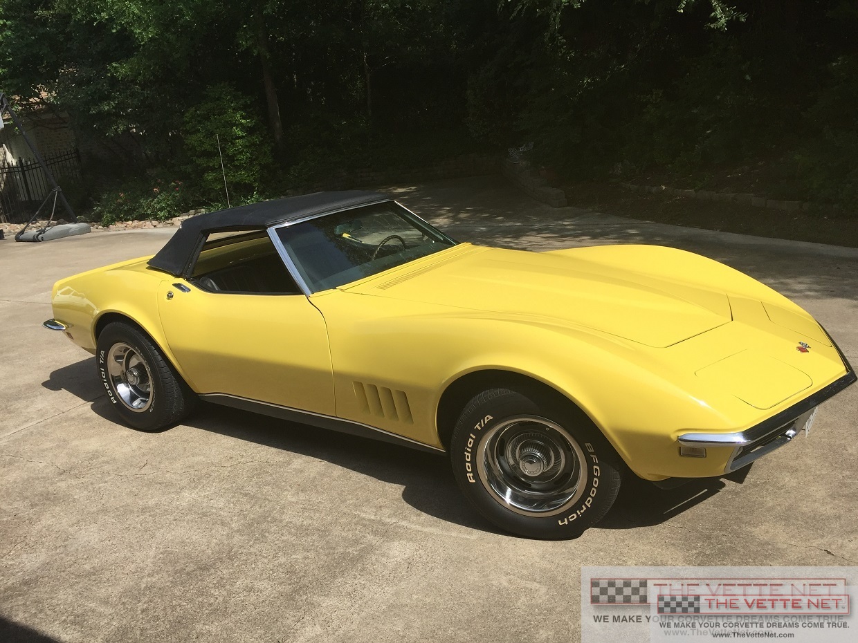 1968 Corvette Convertible Yellow