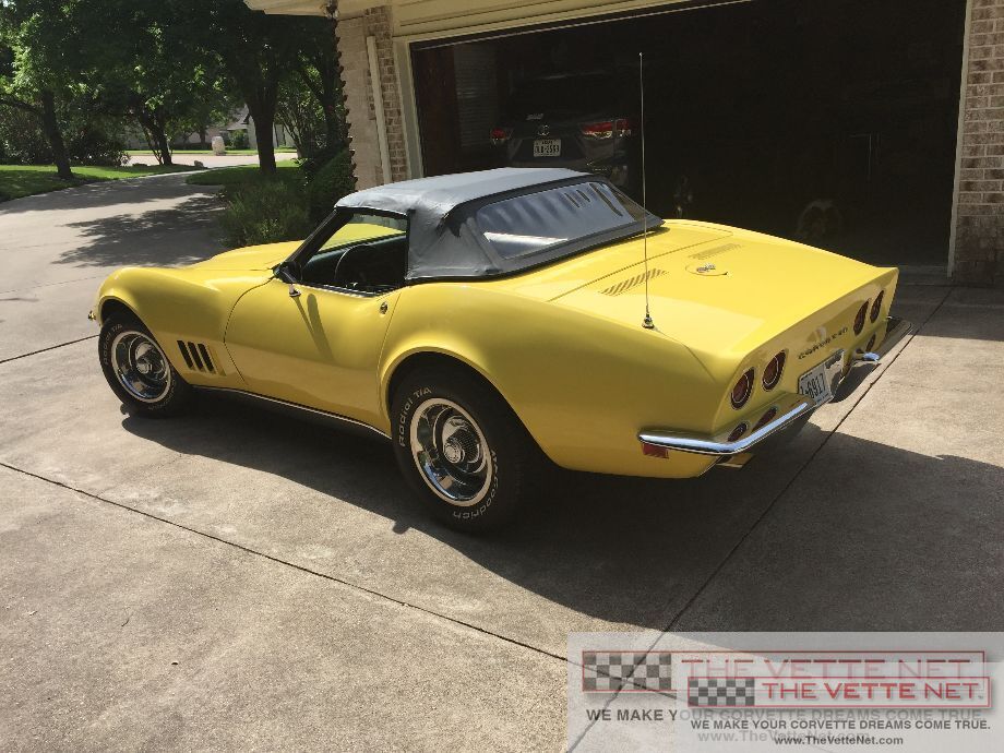 1968 Corvette Convertible Yellow
