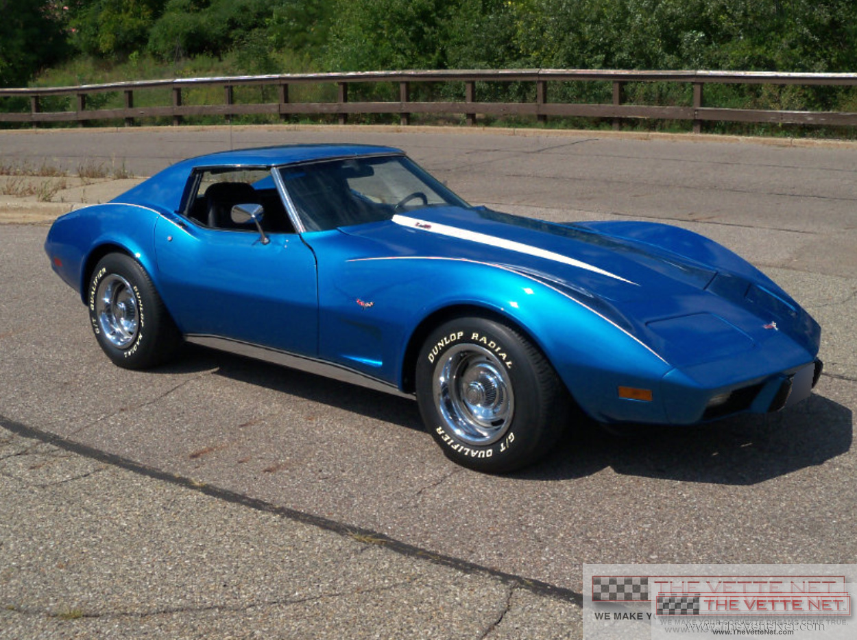 1977 Corvette T-Top LeMans Blue color change