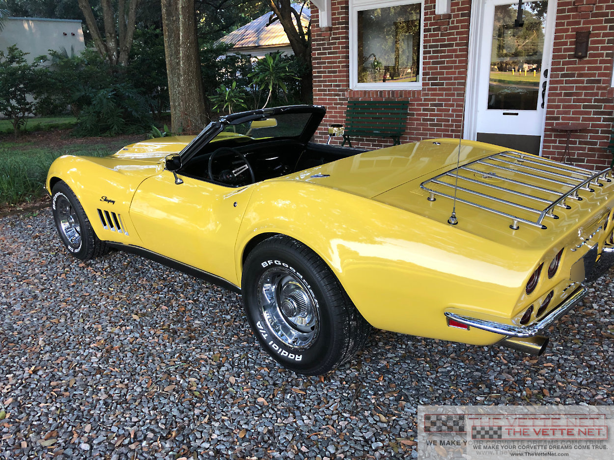 1969 Corvette Convertible Custom Daytona Yellow