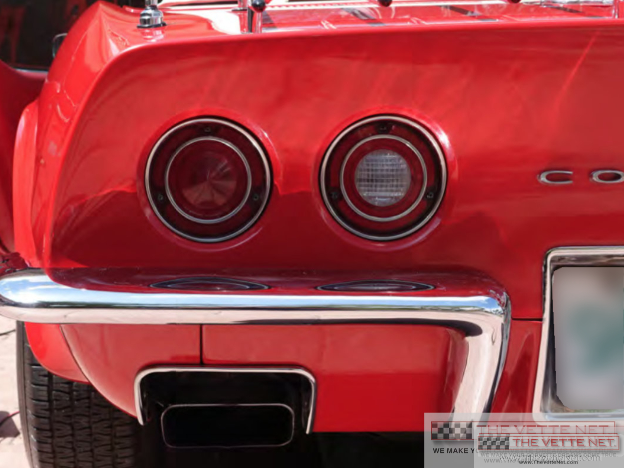 1971 Corvette Convertible Mille Miglia Red