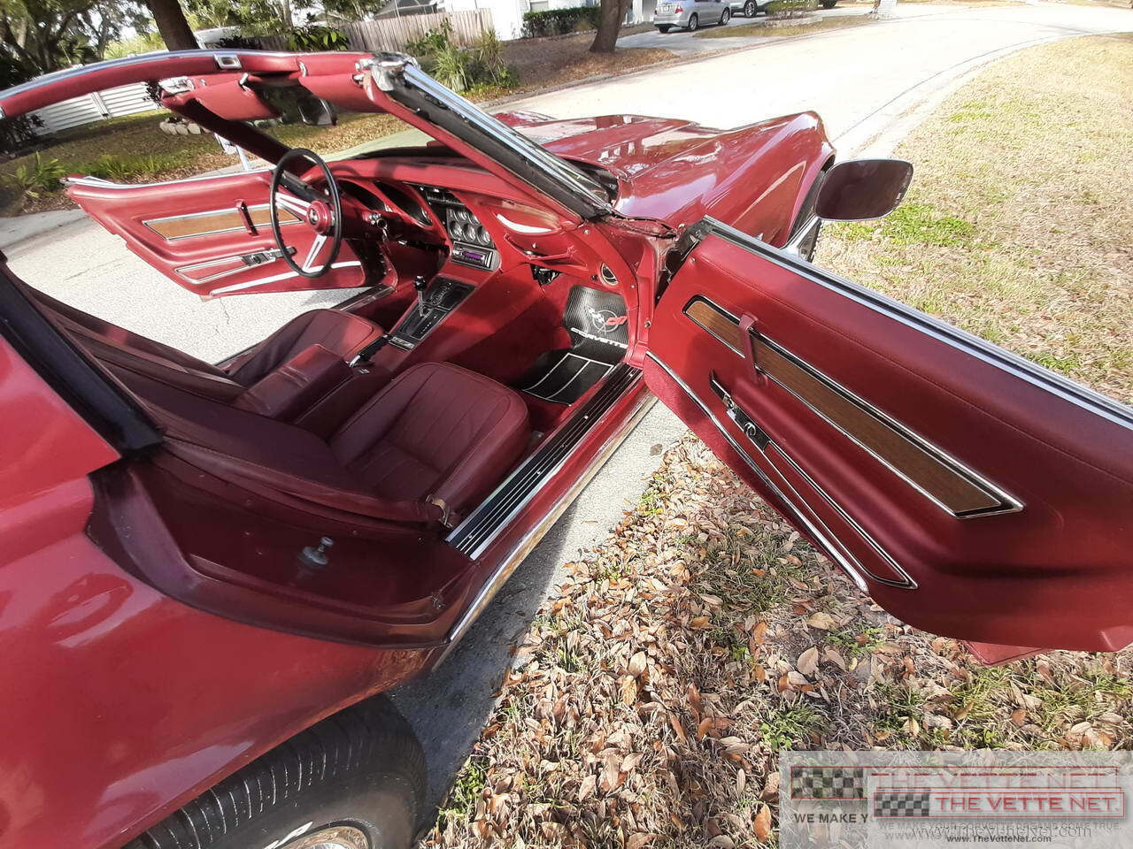 1974 Corvette T-Top Dark Red