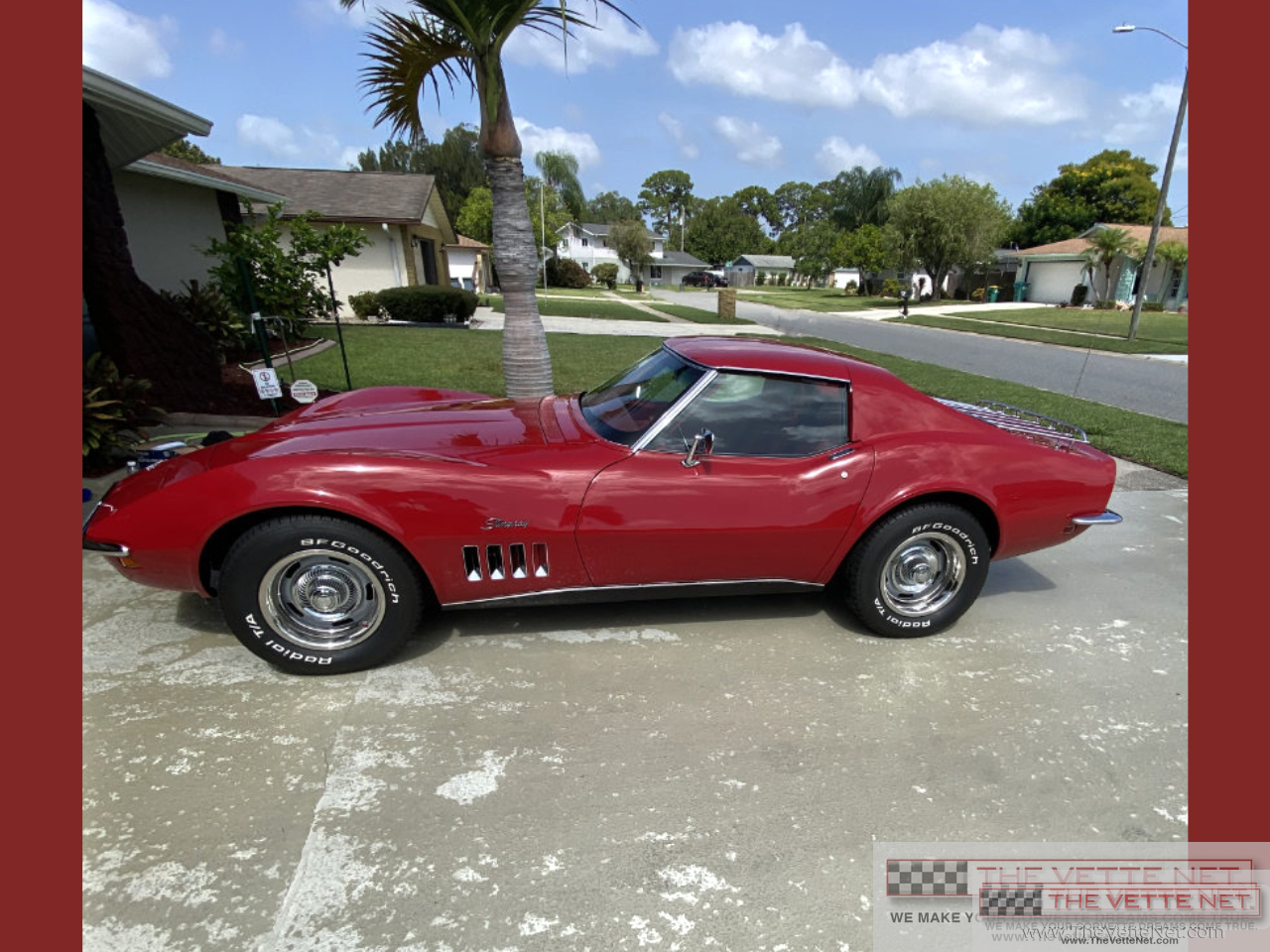 1969 Corvette T-Top Monza Red