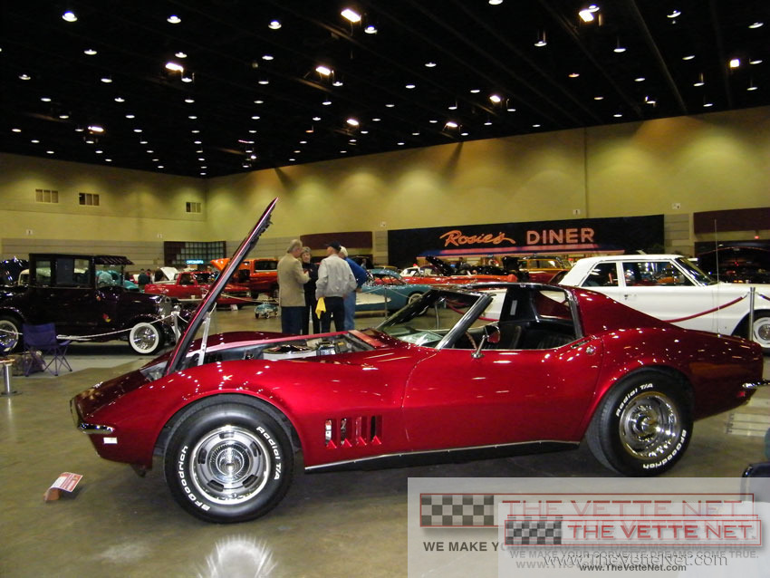 1968 Corvette T-Top Kandy Apple Red