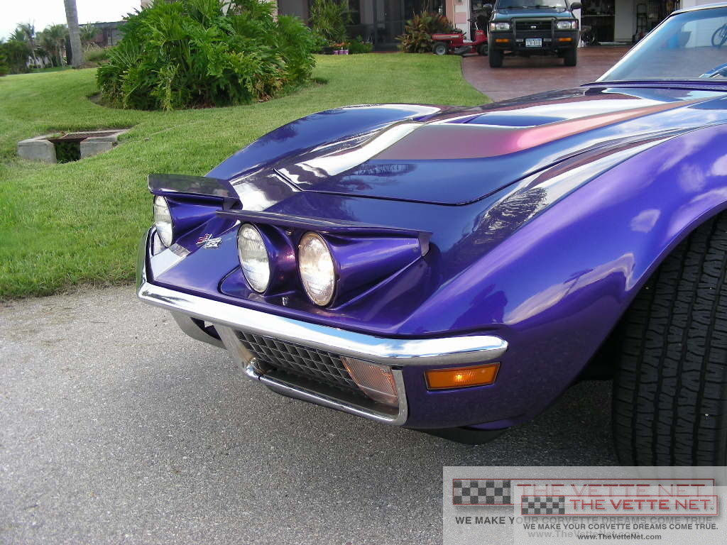 1970 Corvette Convertible Purple Metallic
