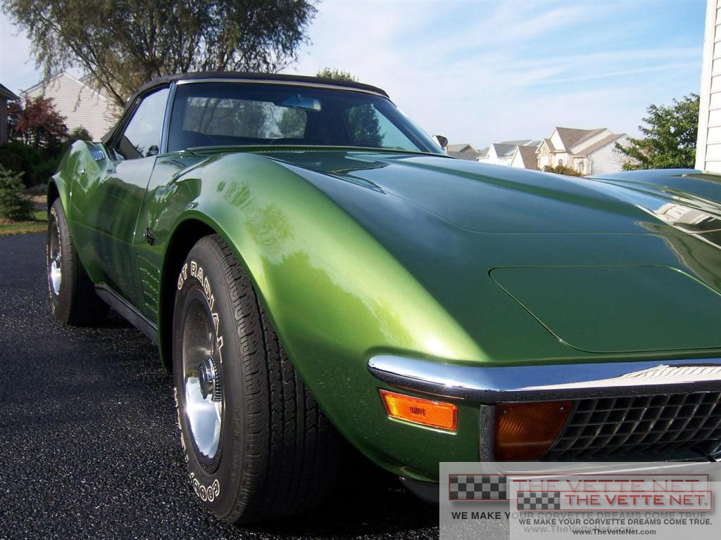 1972 Corvette Convertible Elkhart Green