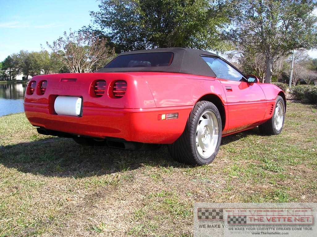 1995 Corvette Convertible Torch Red